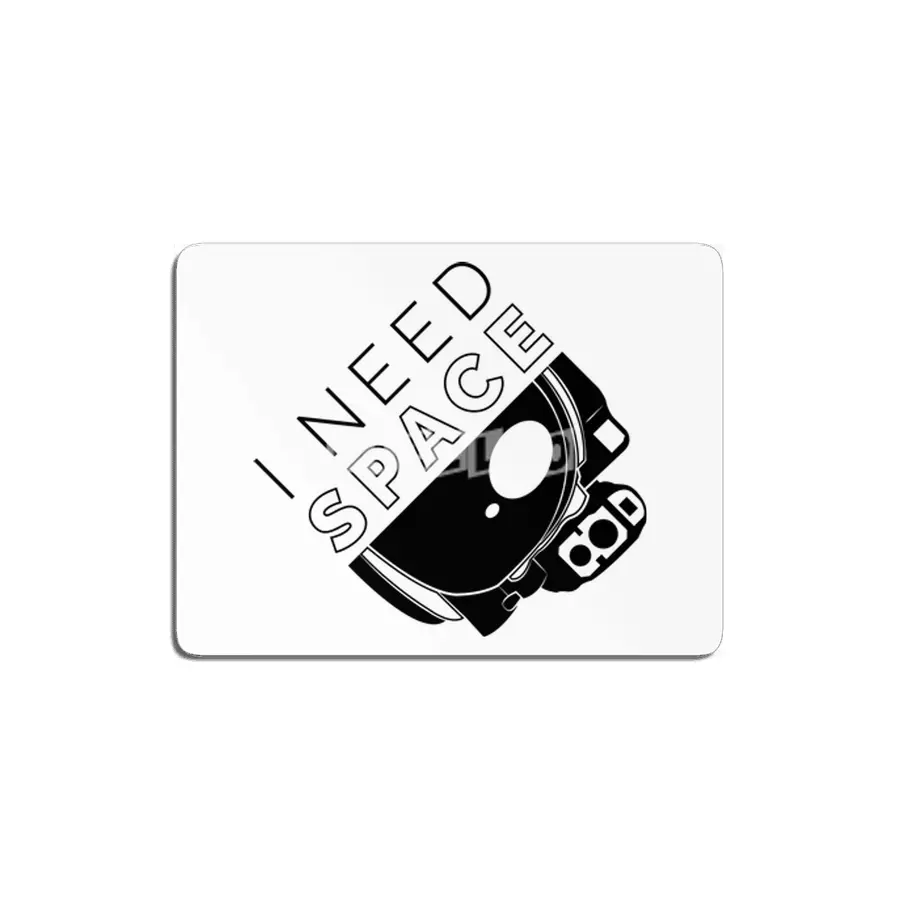 I Need Space - Black MDF Tablo