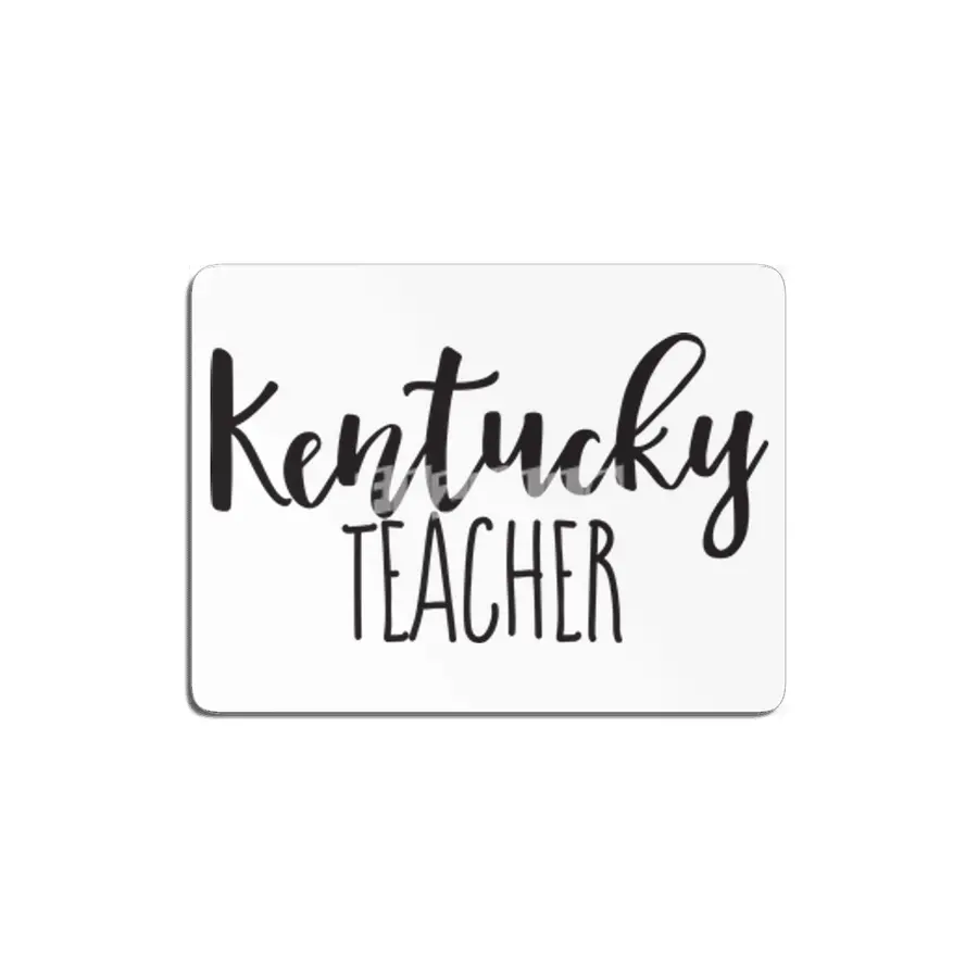 Kentucky Teacher Lettering MDF Tablo