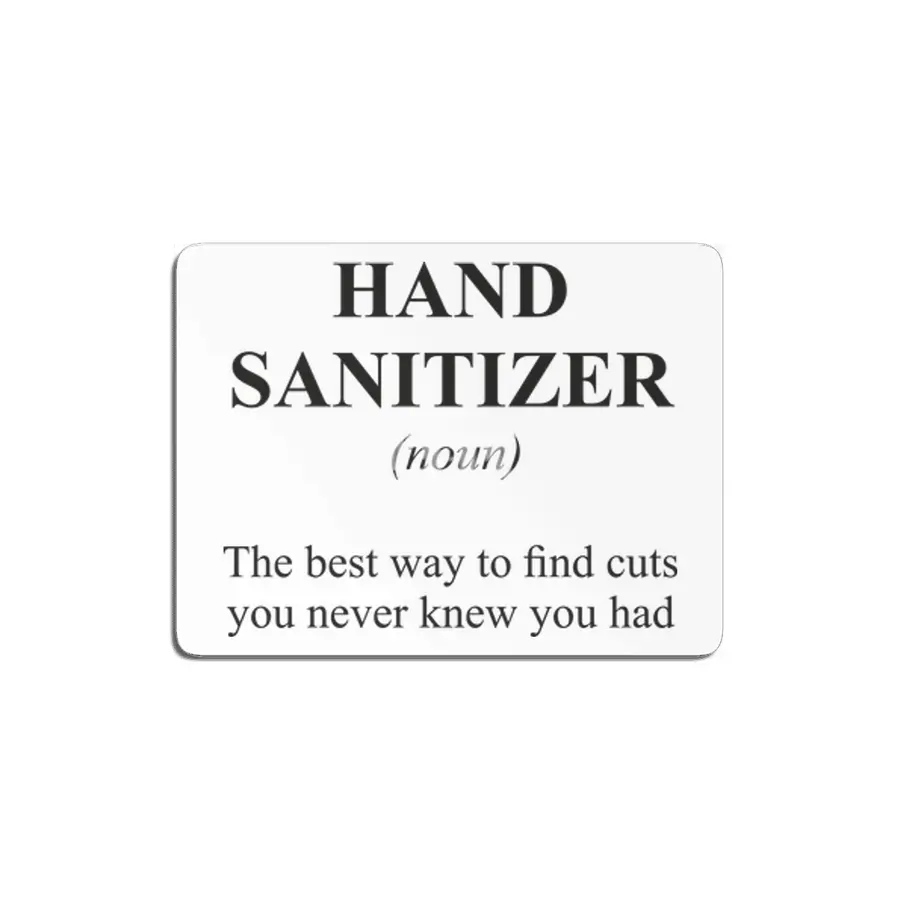 Hand Sanitizer Alternative Dictionary Definitions Parody MDF Tablo