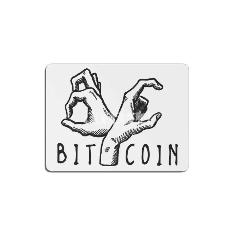 Bitcoin Crew (dark) MDF Tablo