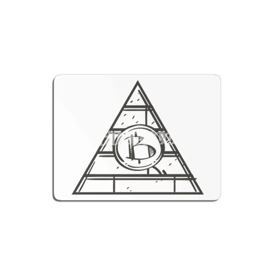 Bitcoin Illustration MDF Tablo