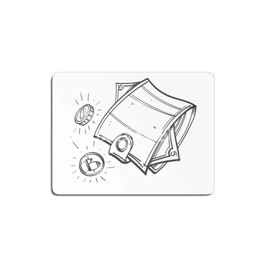 Bitcoin Illustration MDF Tablo