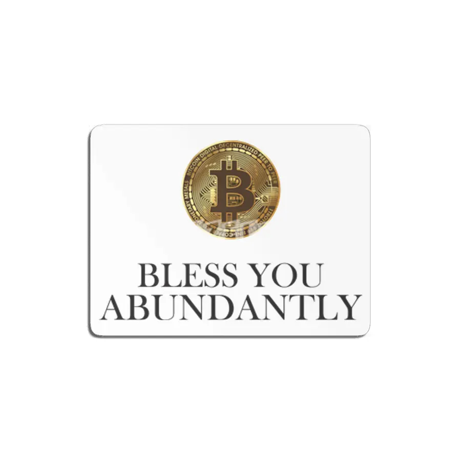 Bitcoin Bless You Abundantly MDF Tablo
