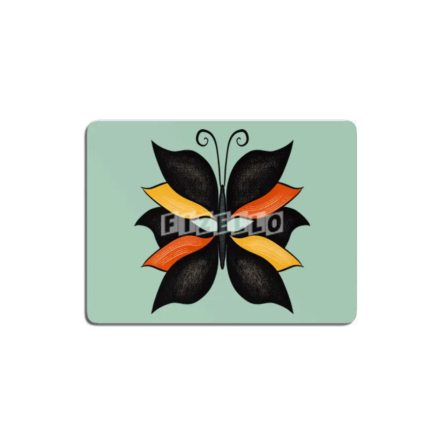 Beautiful Butterfly Weird Abstract Insect MDF Tablo