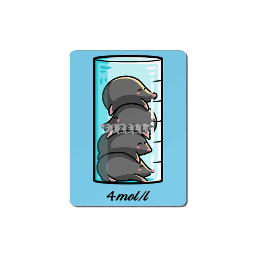 4 Moles Per Litre Chemistry Science Joke MDF Tablo