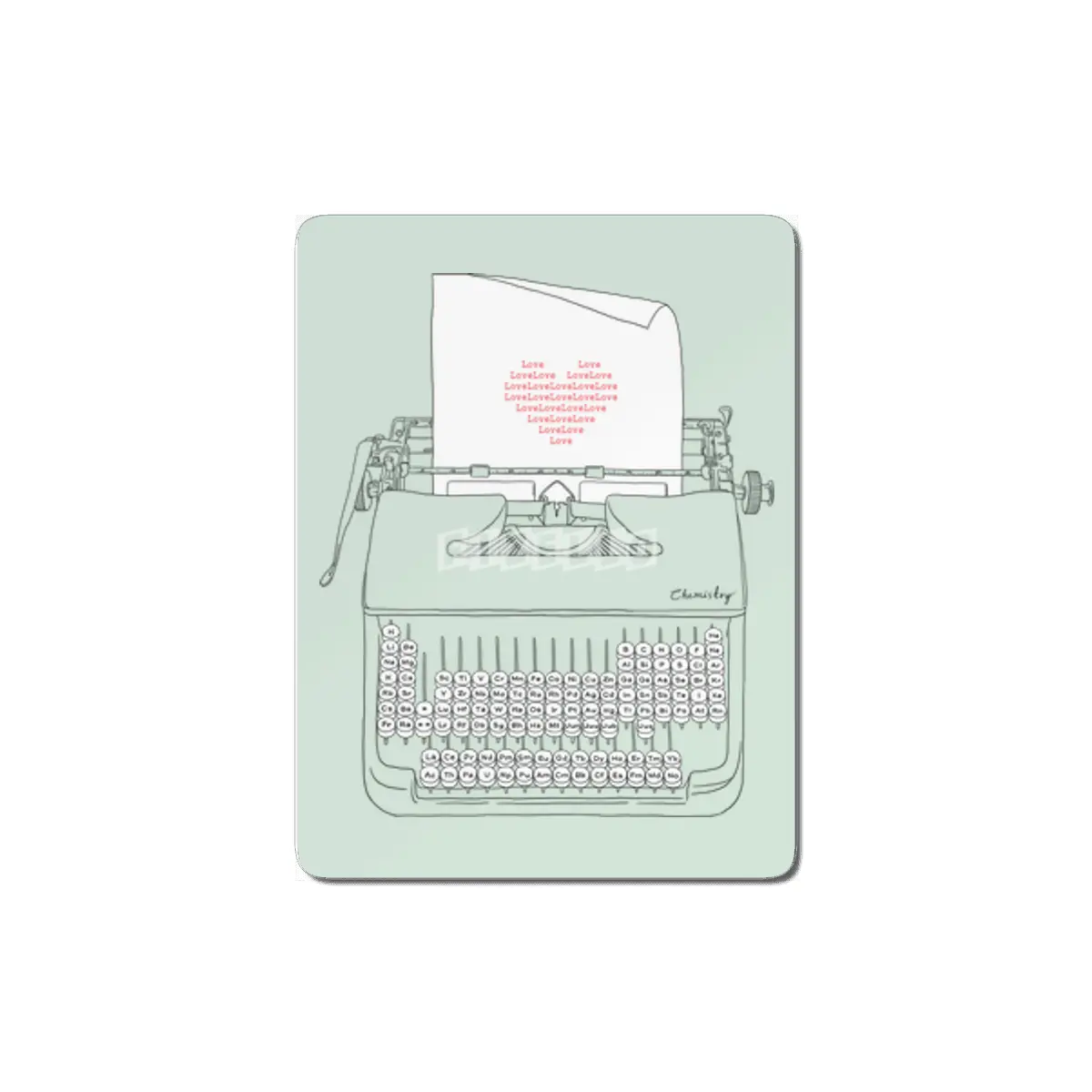 The Chemistry of love MDF Tablo