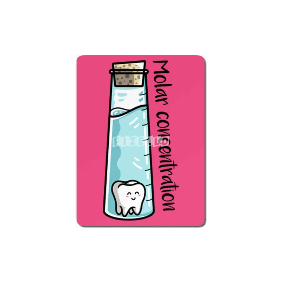 Molar Concentration Chemistry Joke MDF Tablo