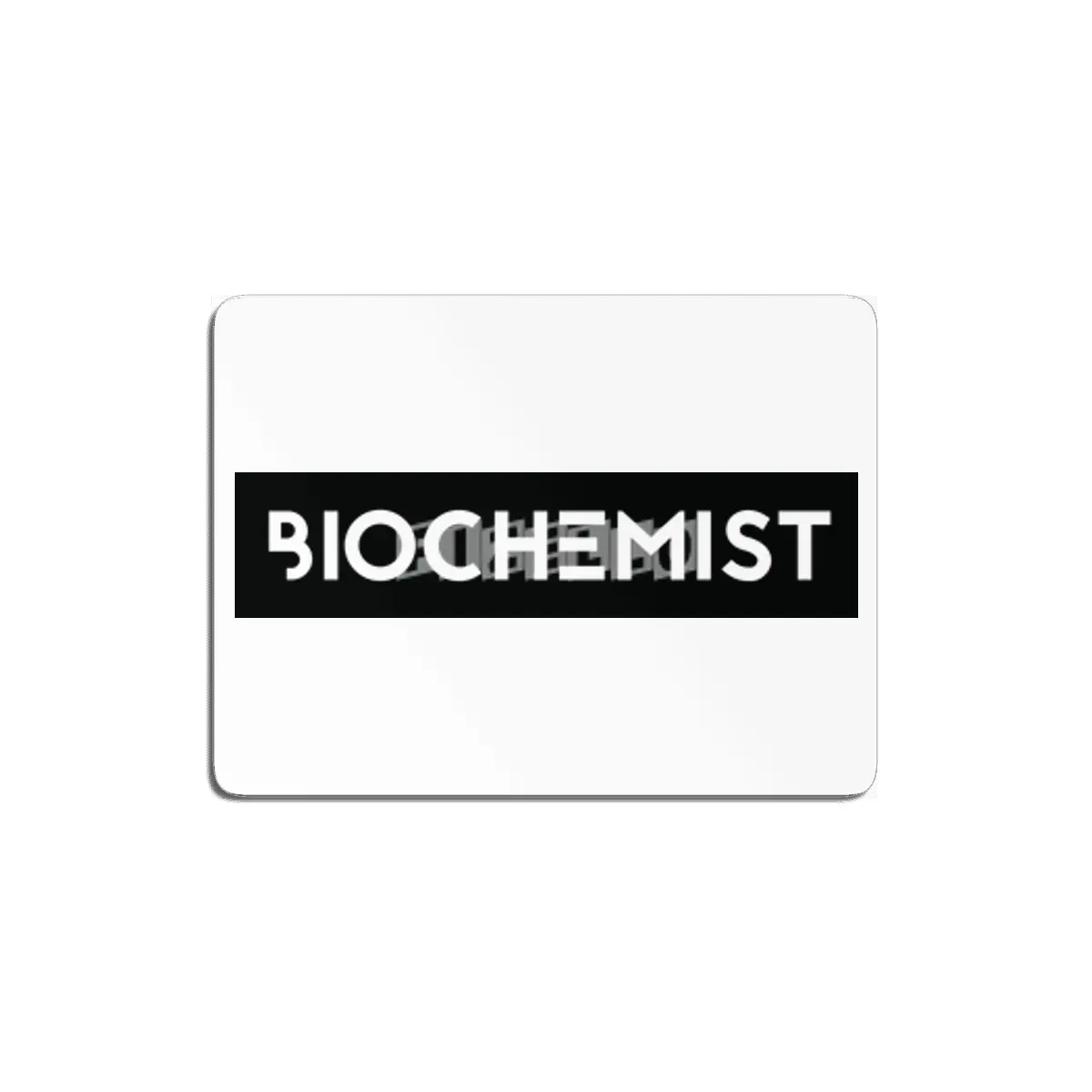 Biochemist In Black MDF Tablo