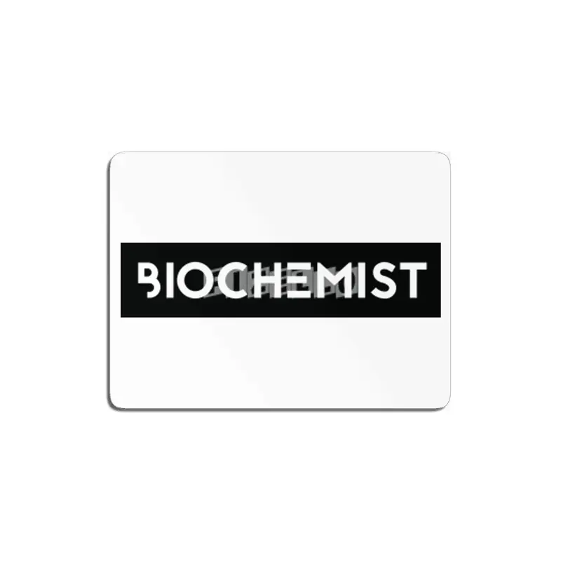 Biochemist In Black MDF Tablo