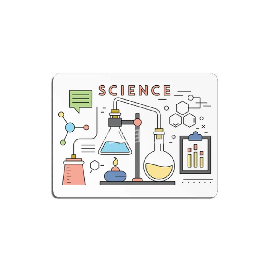 Science Chemistry Student Physics Shirt MDF Tablo