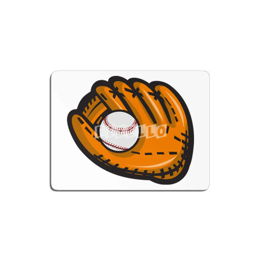 Baseball Glove Ball Retro MDF Tablo