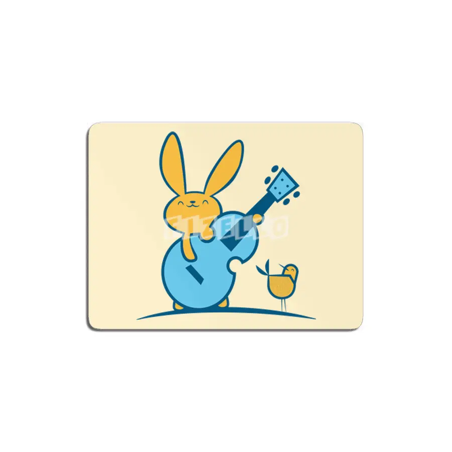 Bass Bunny and the Bird MDF Tablo