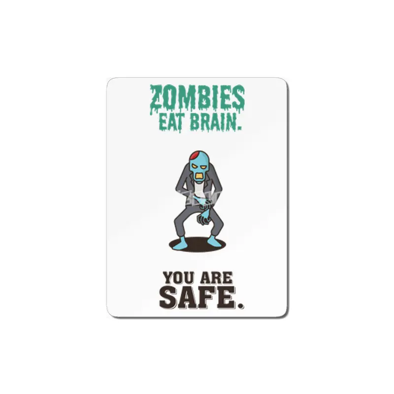 Sarcastic Zombies Quotes Funny Humor MDF Tablo
