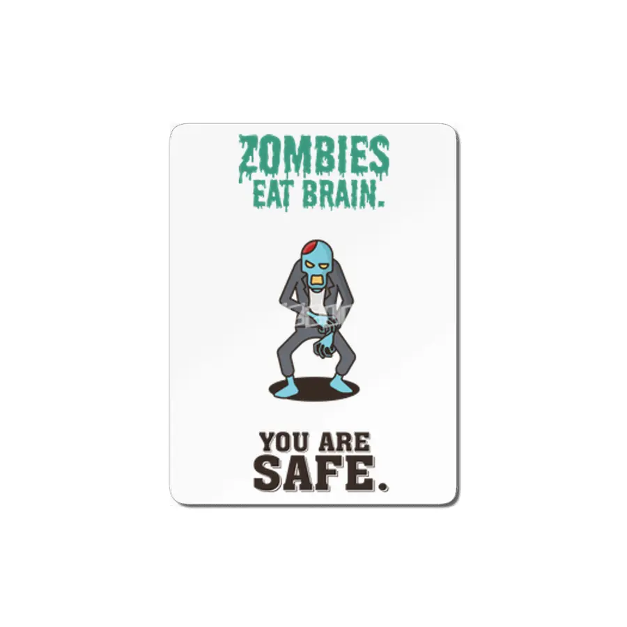 Sarcastic Zombies Quotes Funny Humor MDF Tablo