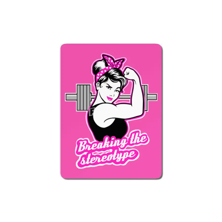 Barbell Girl fitness life MDF Tablo
