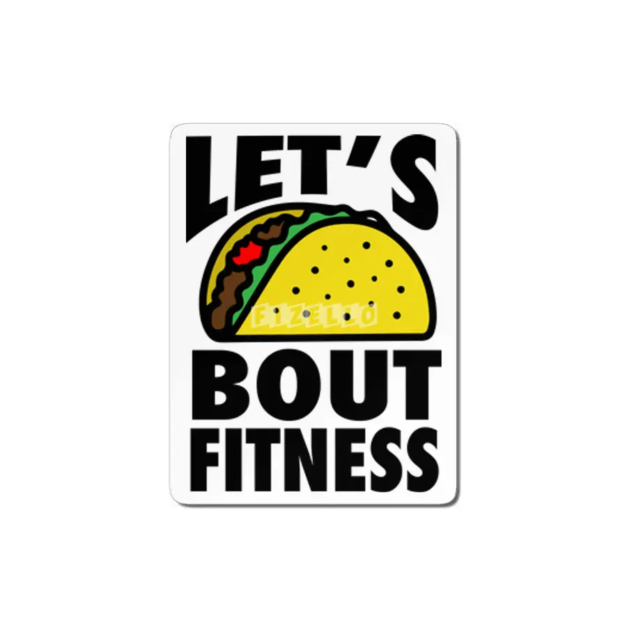 Pink Stars: Let's TACO bout Fitness MDF Tablo