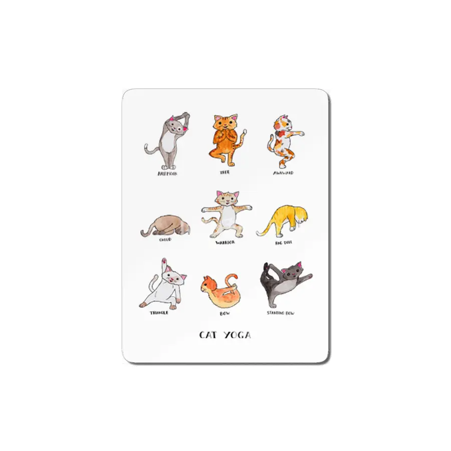 Cat yoga MDF Tablo