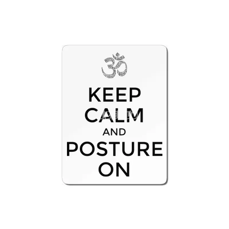 Yoga posture - keep calm MDF Tablo