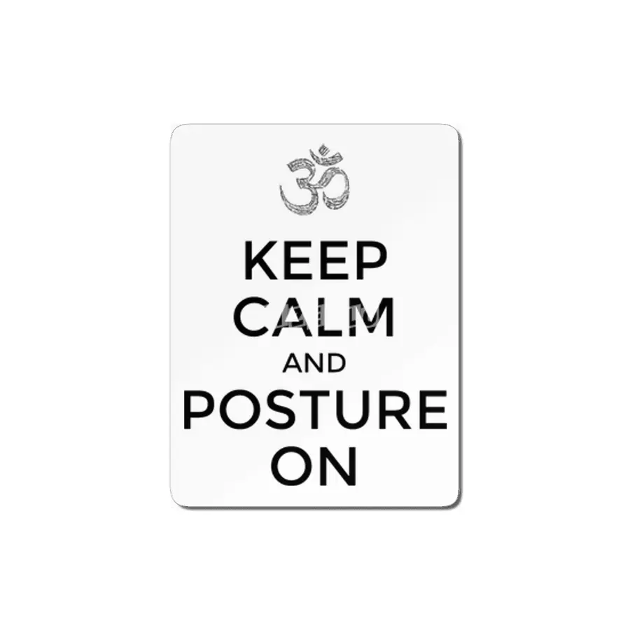 Yoga posture - keep calm MDF Tablo