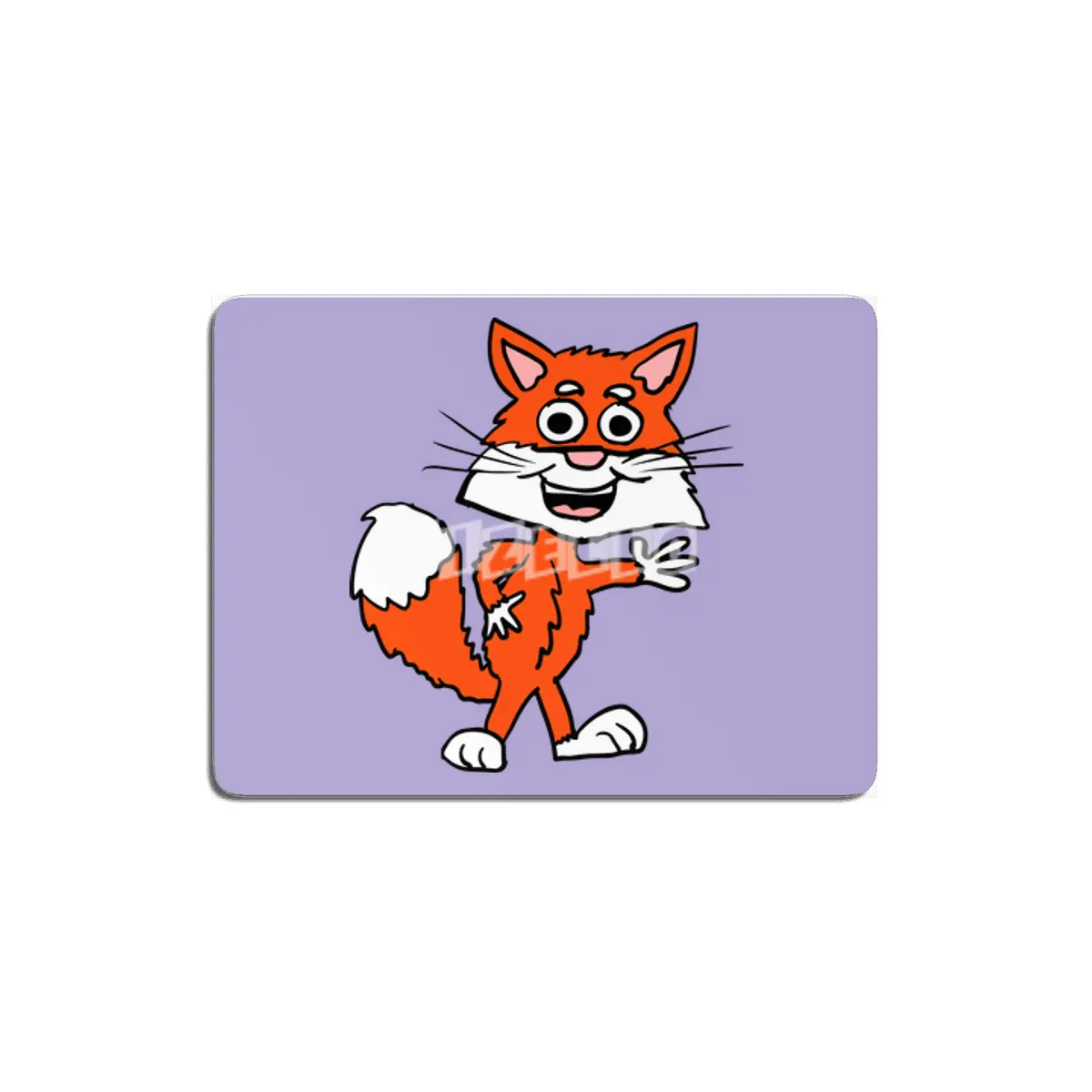 Cartoon fox MDF Tablo
