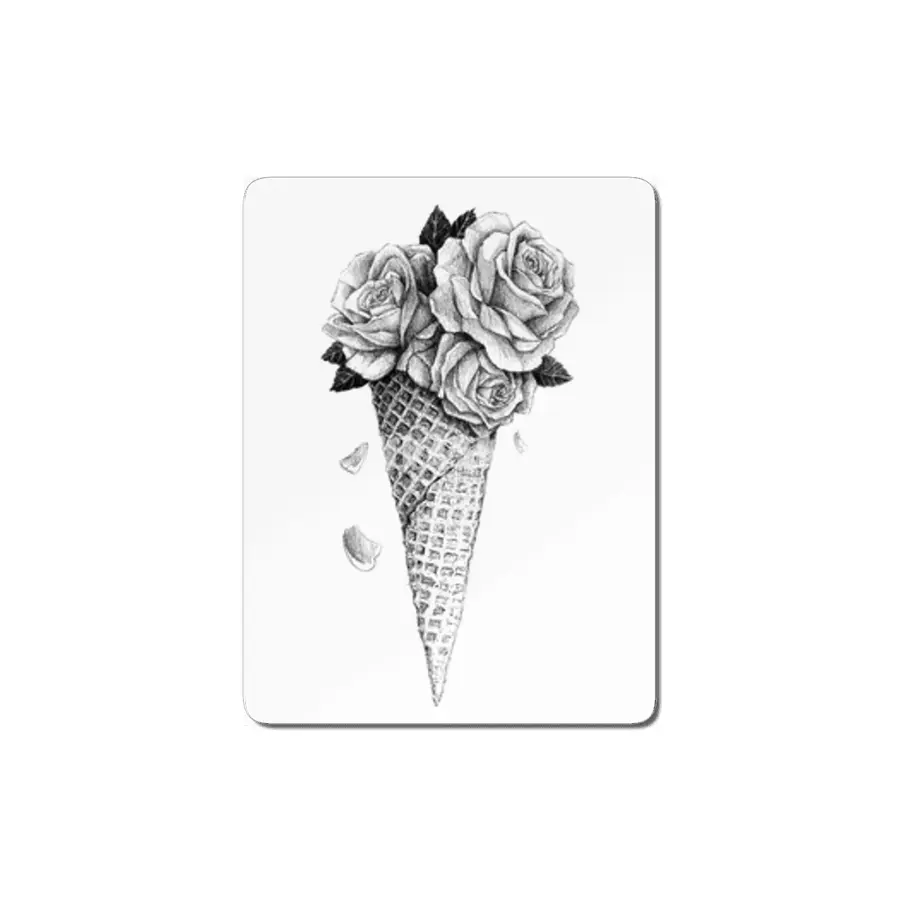 Ice Cream Roses MDF Tablo