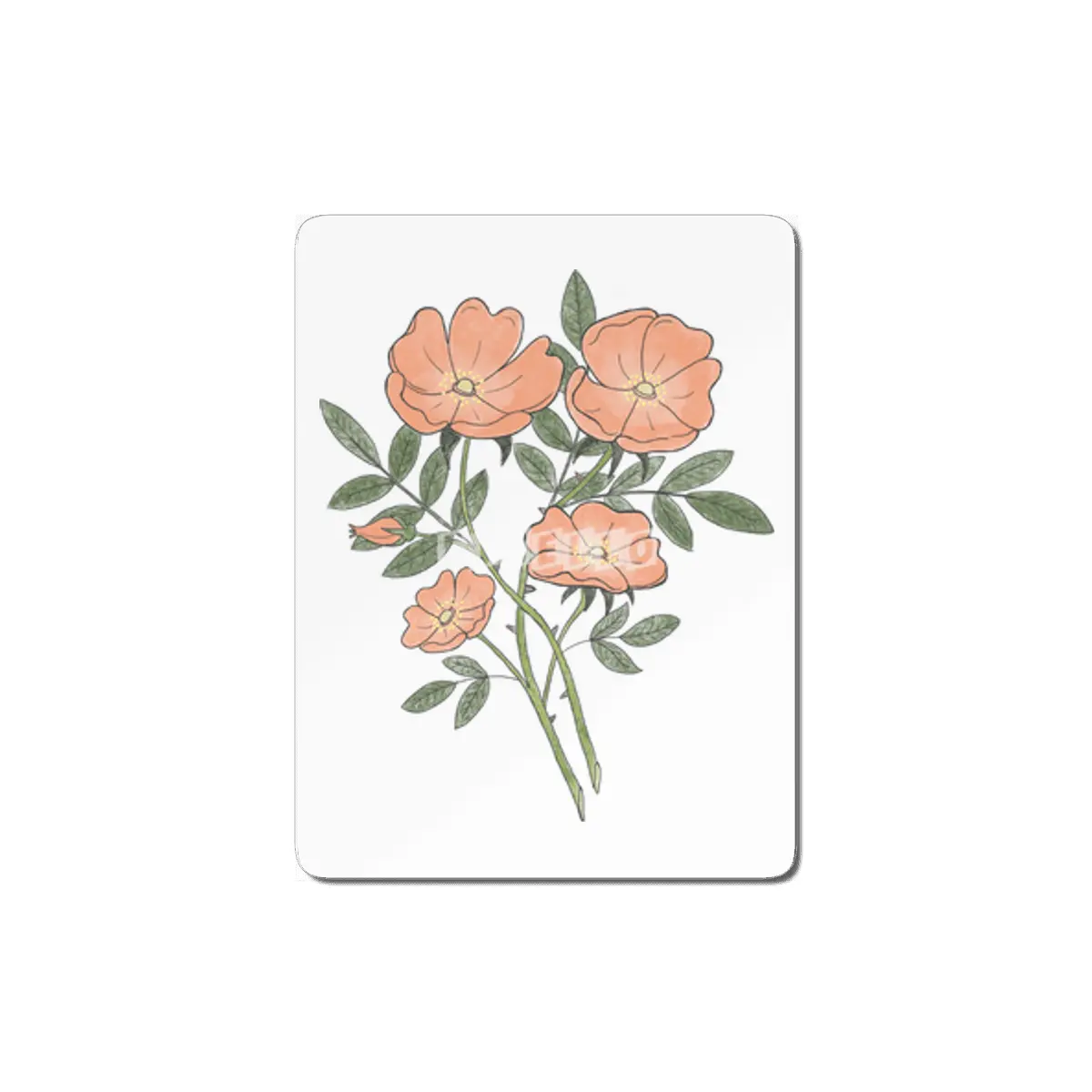 Briar Rose MDF Tablo