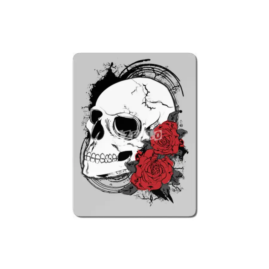 Skull and roses MDF Tablo