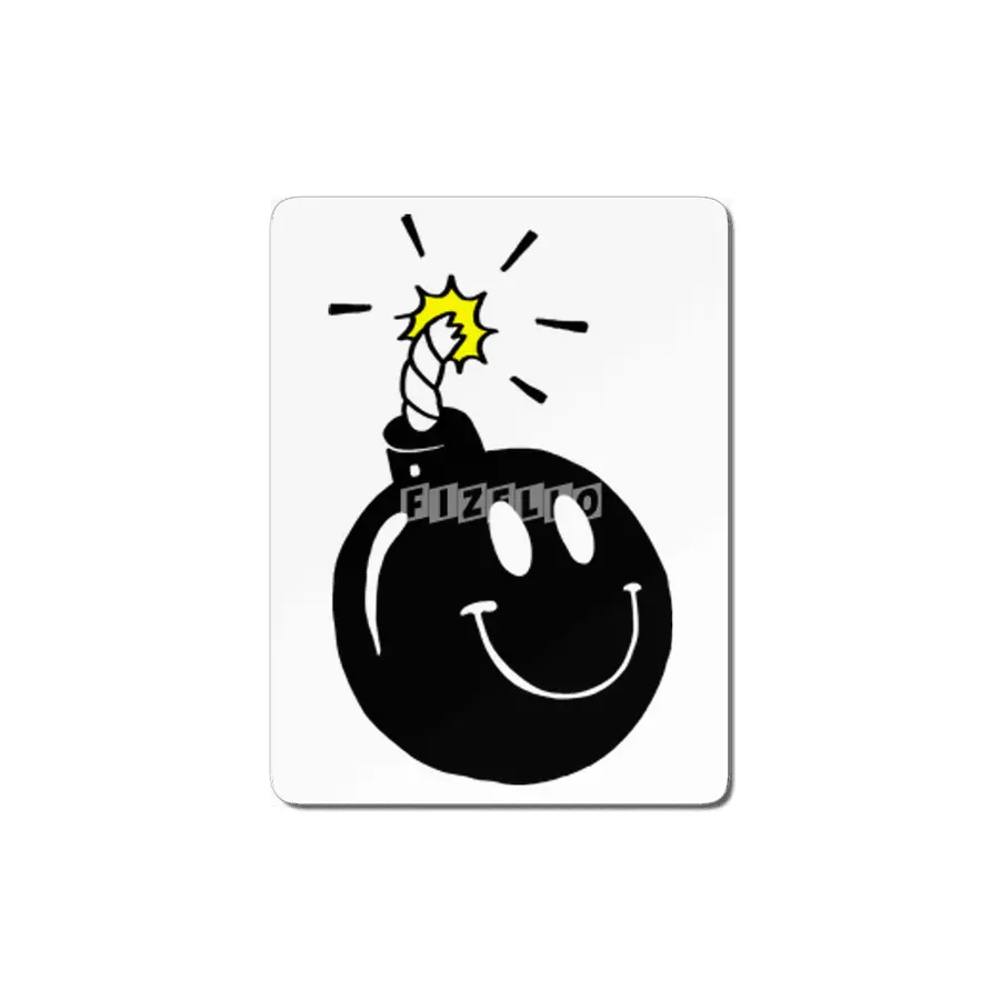 Smiley Bomb MDF Tablo
