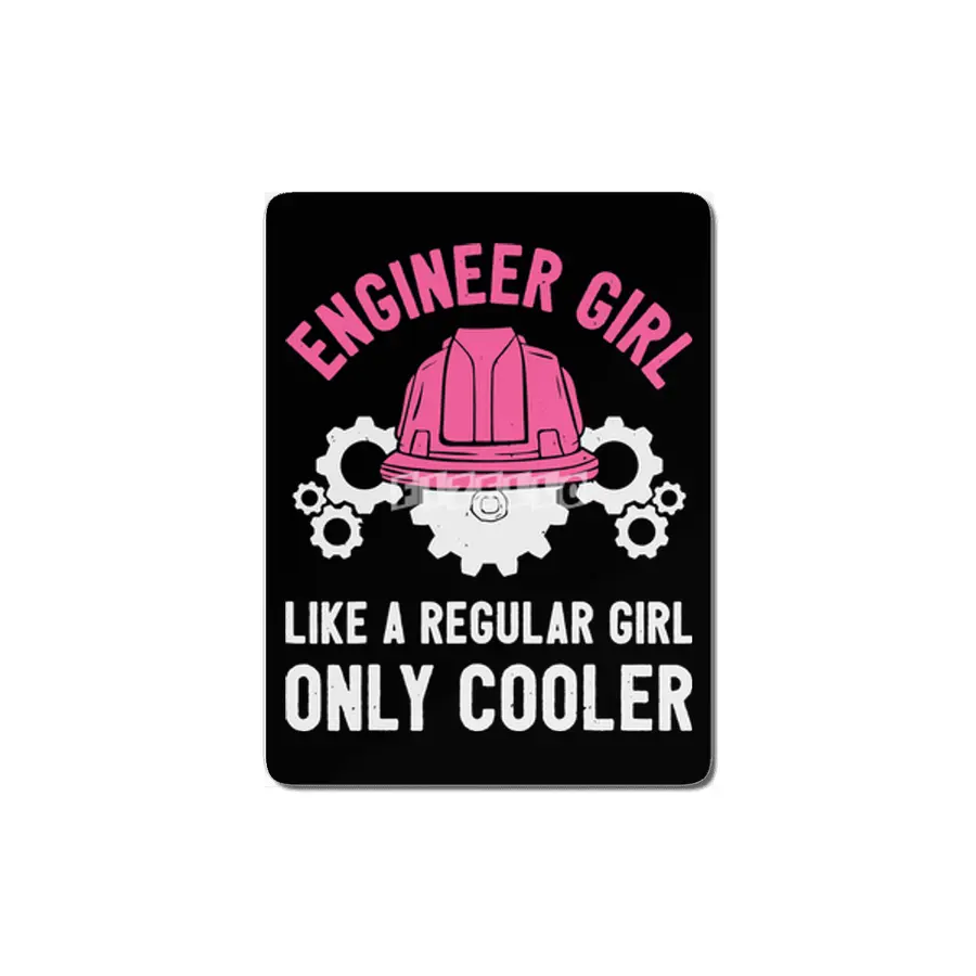 Engineer Girl Normal Just Cooler MDF Tablo