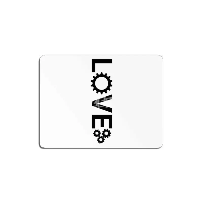 I Love Engineering With Bolt Nuts MDF Tablo