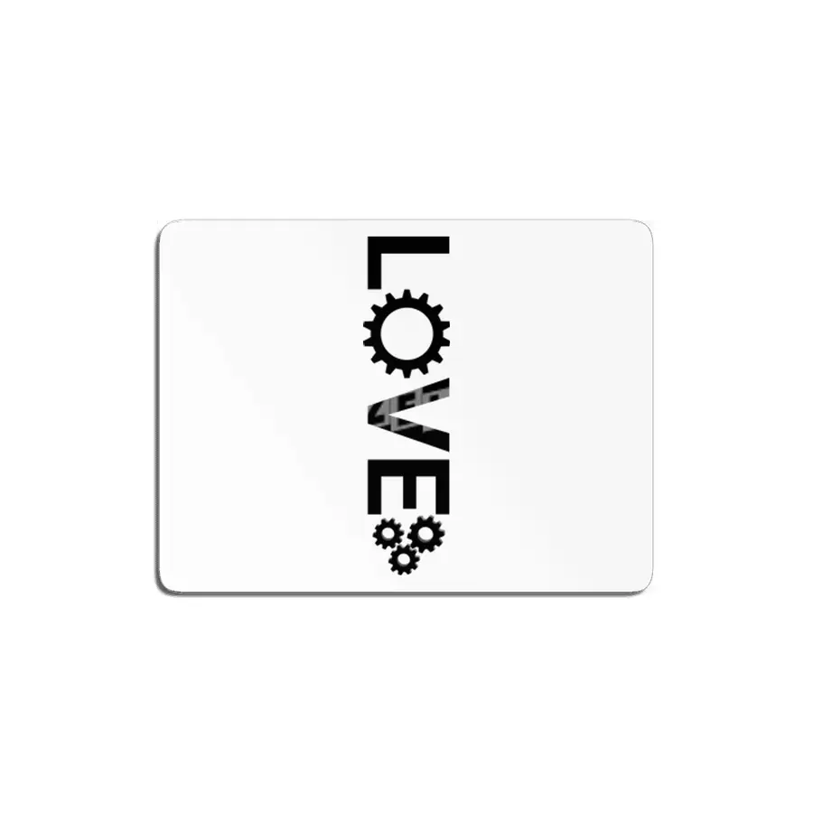 I Love Engineering With Bolt Nuts MDF Tablo