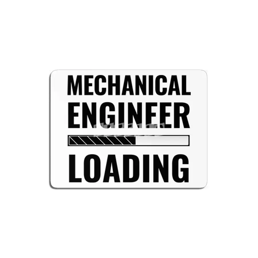 Mechanical Engineer Loading With Status Bar MDF Tablo