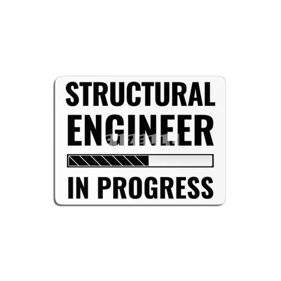 Structural Engineer In Progress With Status Bar MDF Tablo