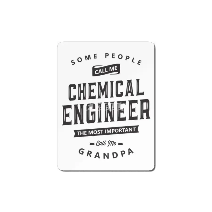 Chemical Engineer Grandpa Funny Job Title Profession Birthday Worker MDF Tablo