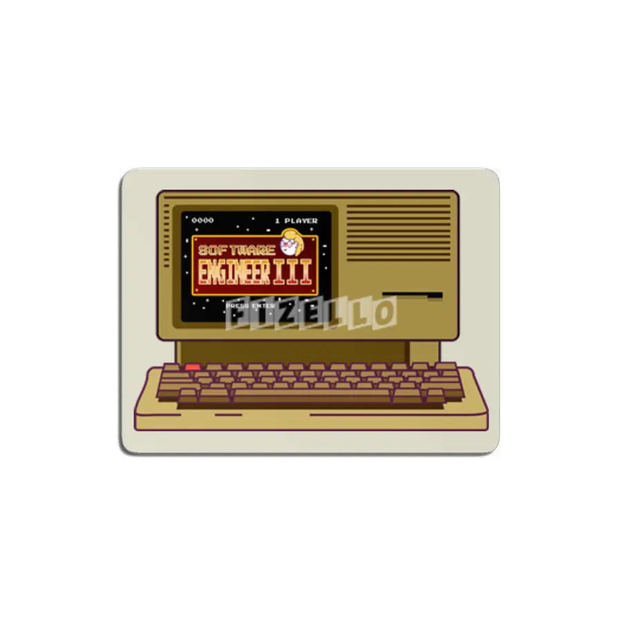 Software Engineer III | Retro Computer Programmer MDF Tablo