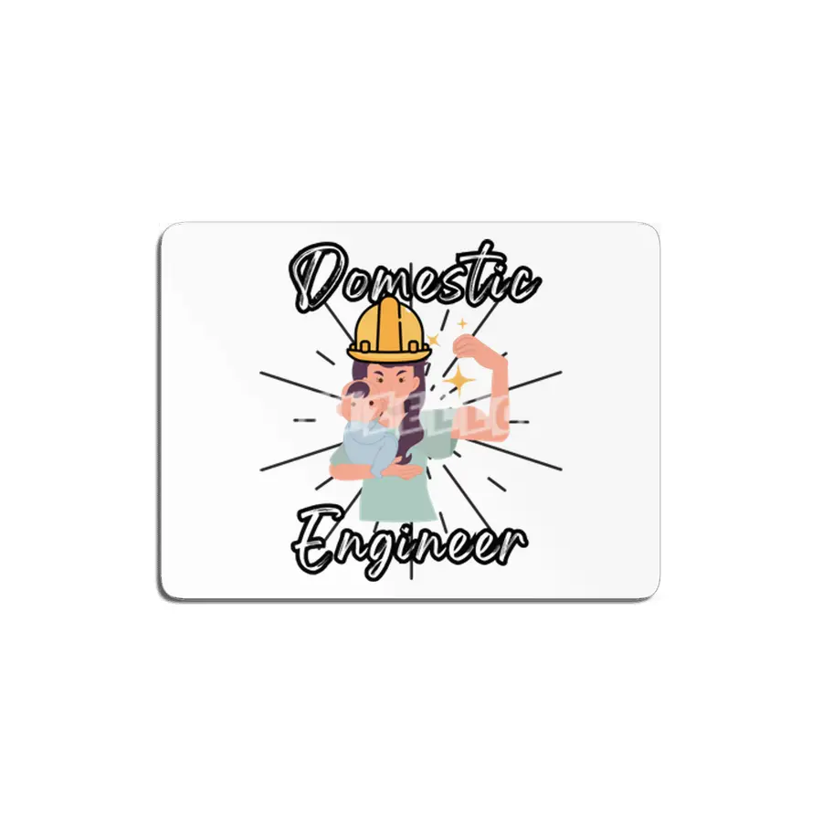 Domestic Engineer Housewife Mom MDF Tablo