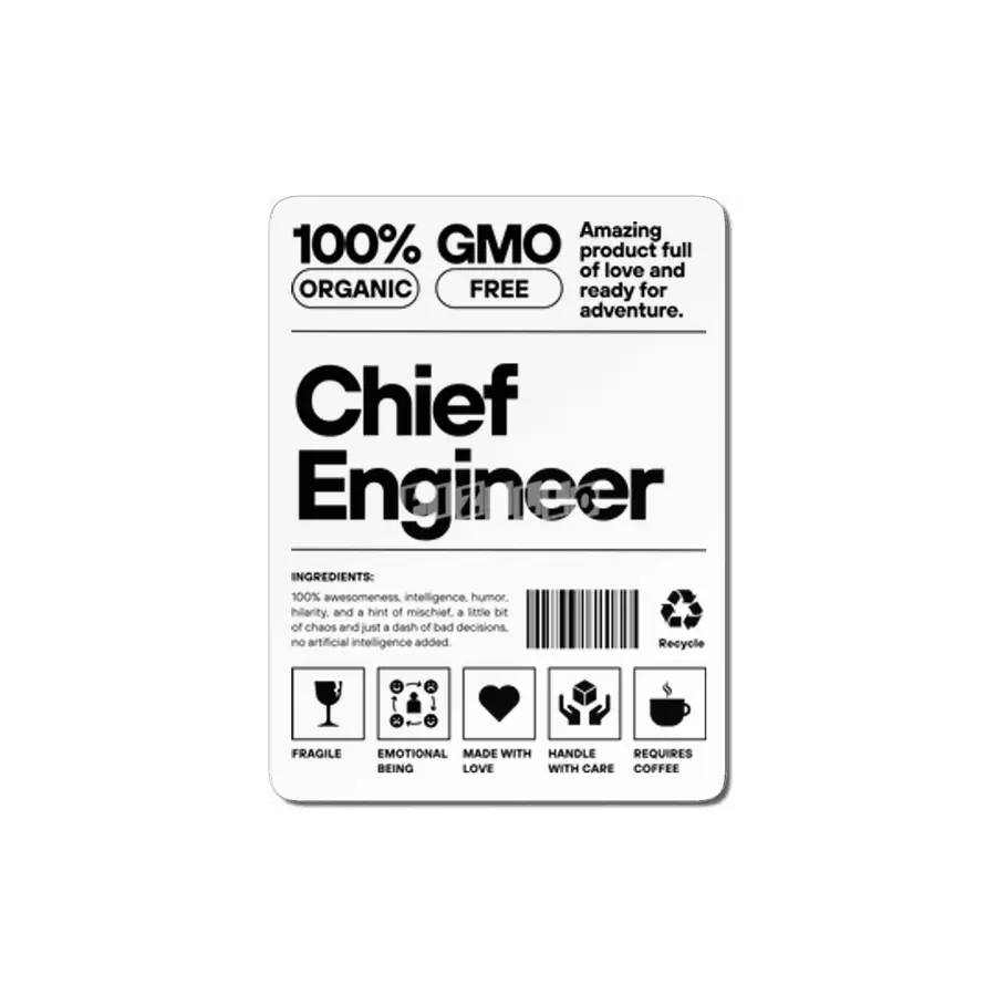 Chief Engineer black label MDF Tablo