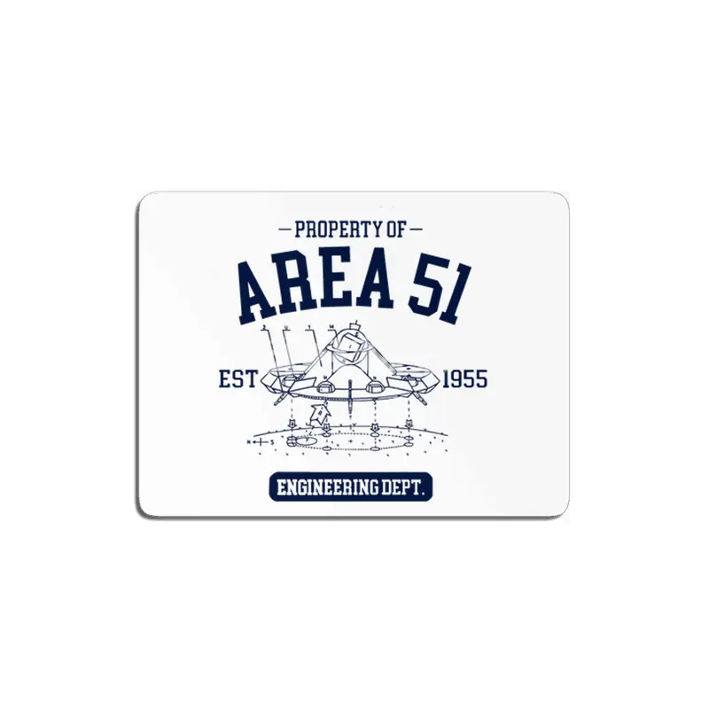 Property of Area 51 Engineering Dept MDF Tablo