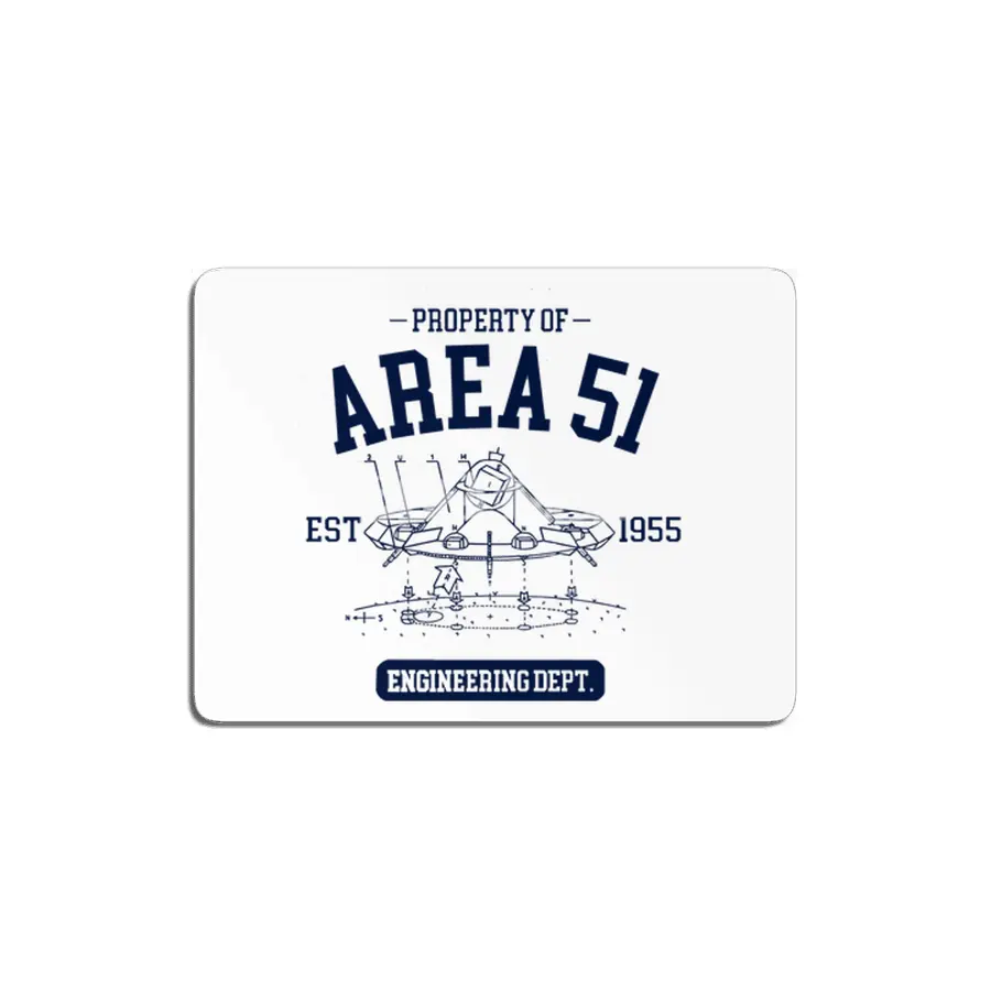 Property of Area 51 Engineering Dept MDF Tablo