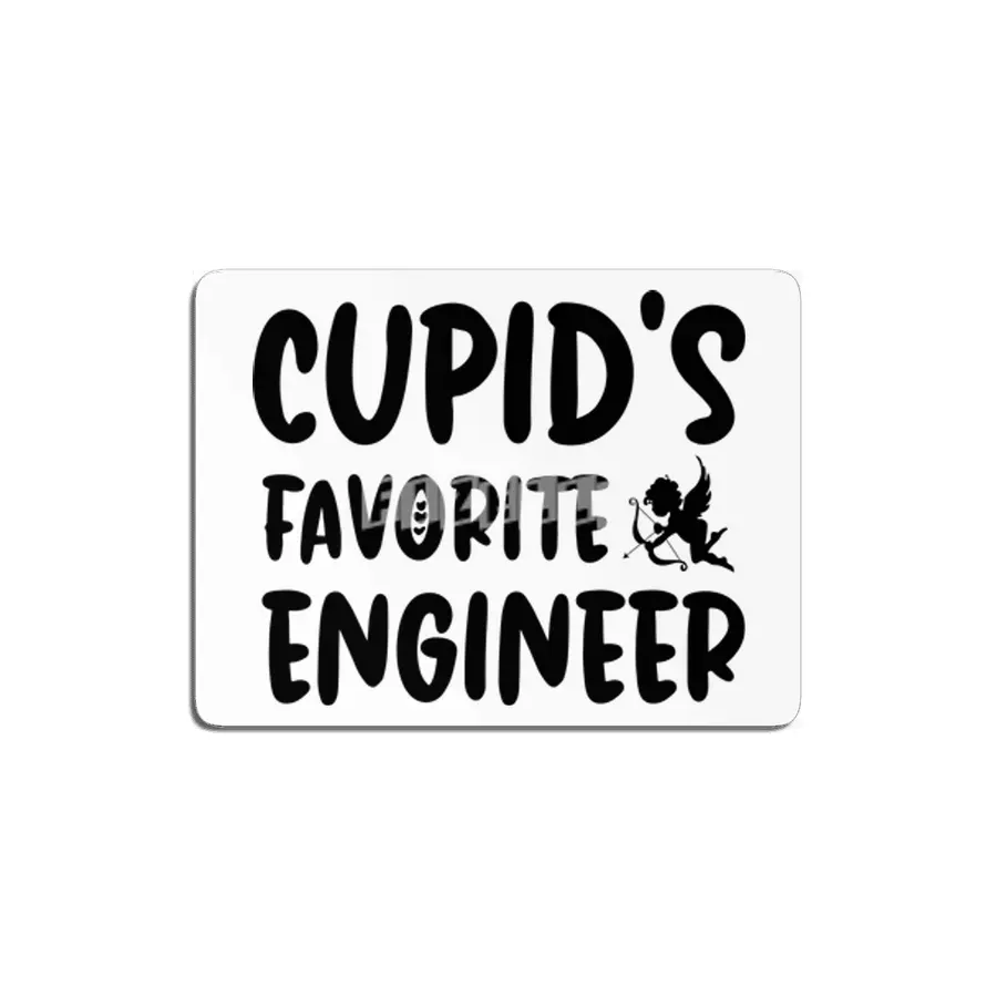Cupids Favorite Engineer Funny Valentines Day Gift MDF Tablo