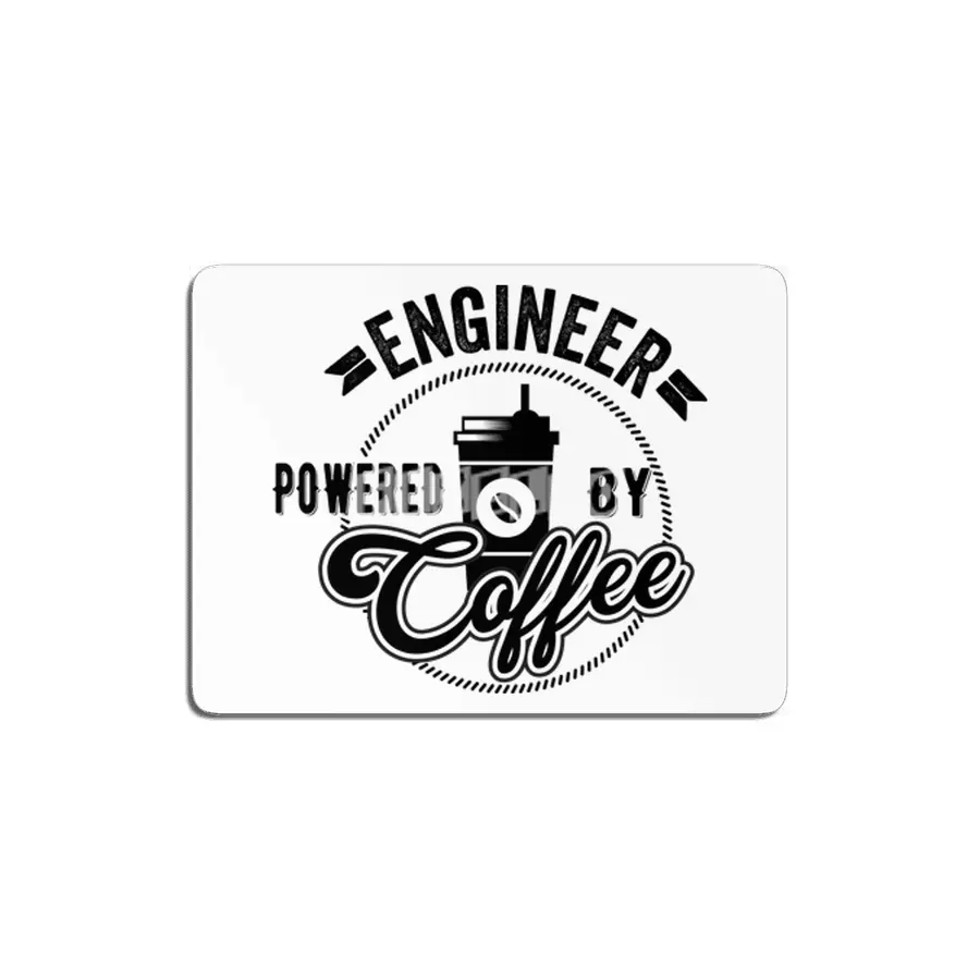 Engineer Powered By Coffee Gift Idea MDF Tablo