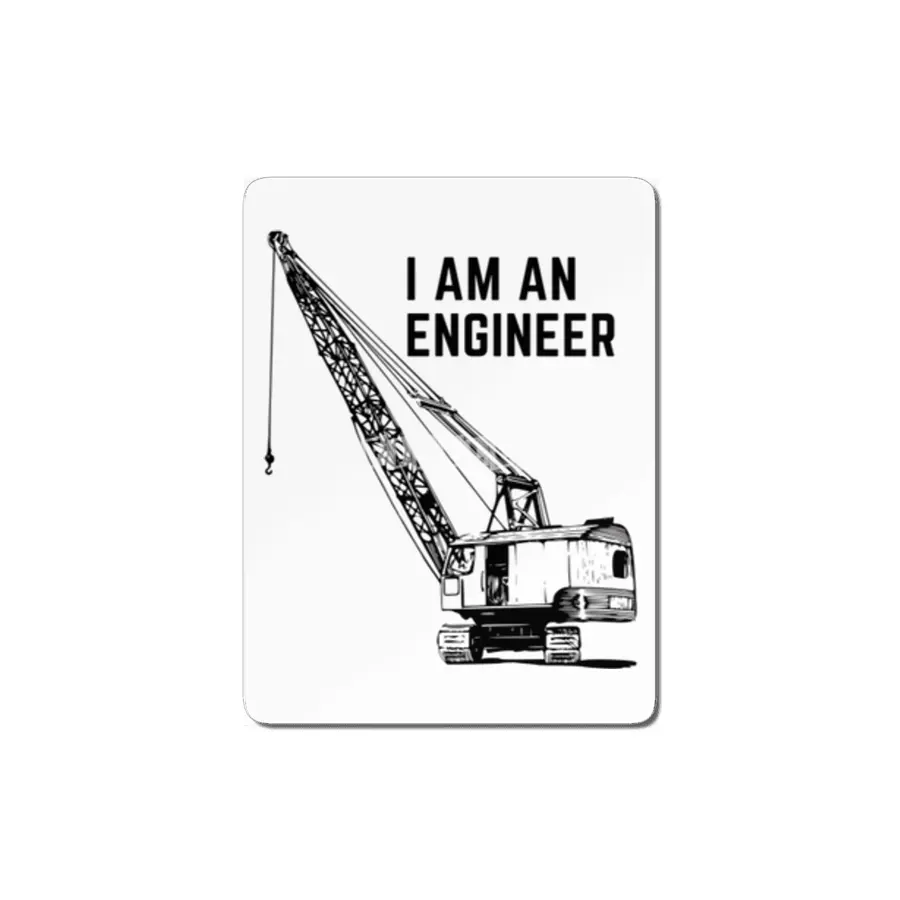 I Am An Engineer MDF Tablo