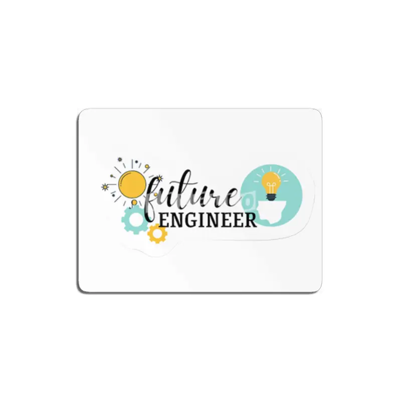 Future Engineer Sticker MDF Tablo