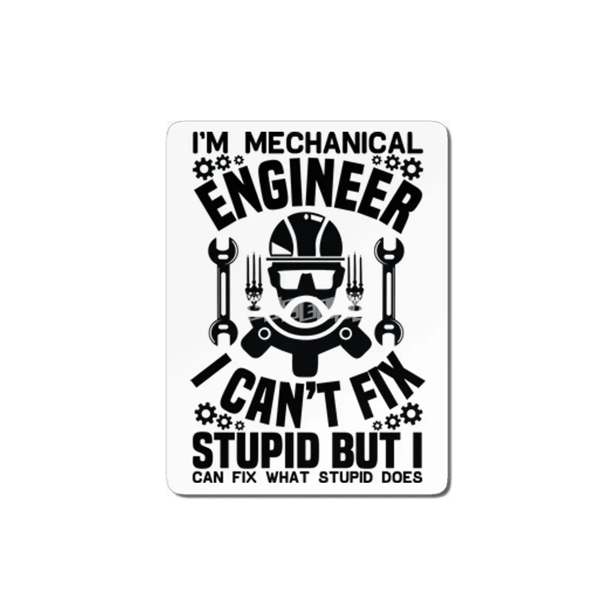 Engineer Crafts Mechanic Gift MDF Tablo