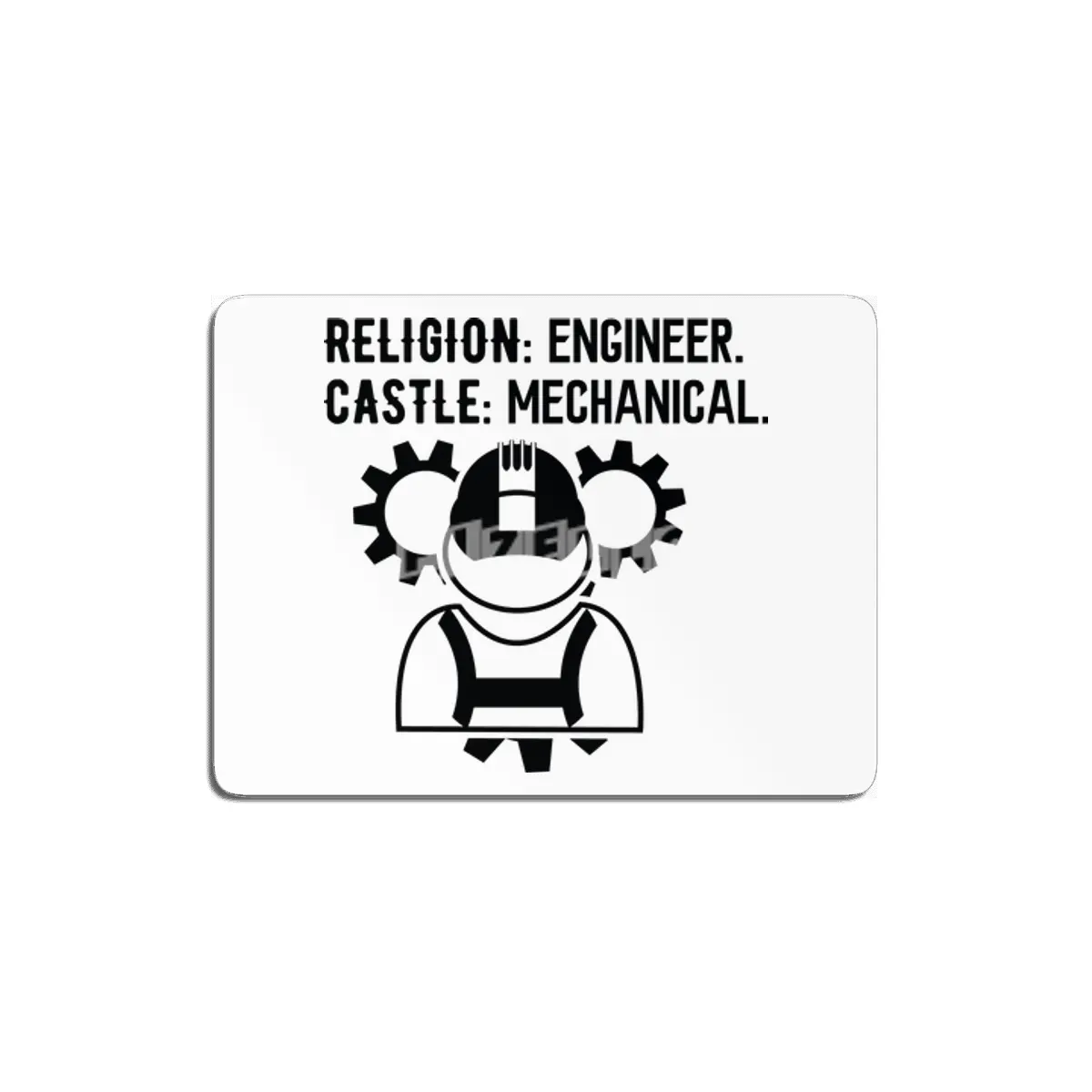 Engineer Crafts Mechanic Gift MDF Tablo