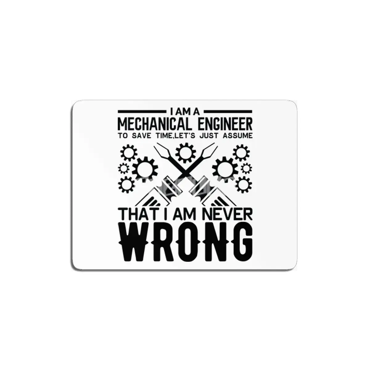 Engineer Crafts Mechanic Gift MDF Tablo