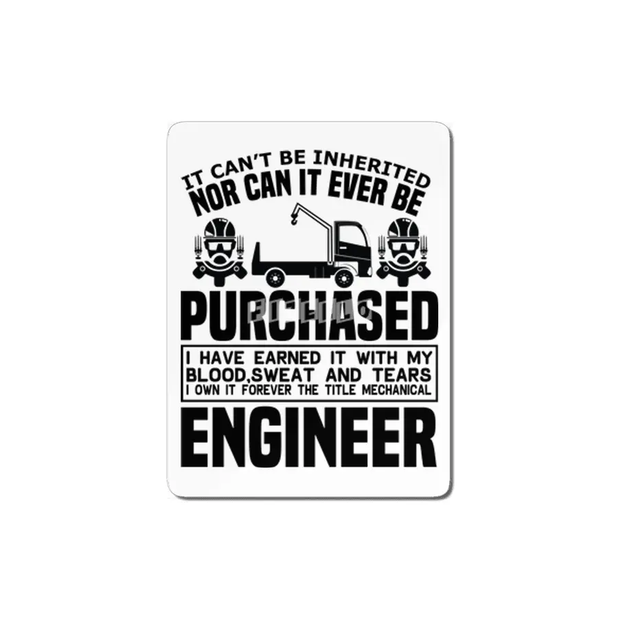 Engineer Crafts Mechanic Gift MDF Tablo