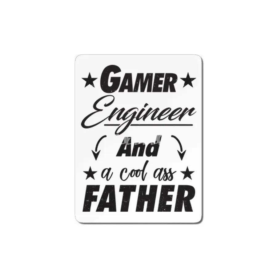 Gamer Engineer Father MDF Tablo