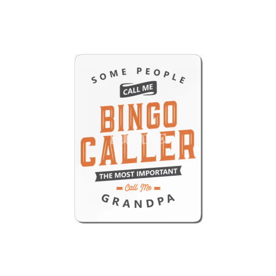 Bingo Caller Funny Job Title Profession Birthday Worker MDF Tablo