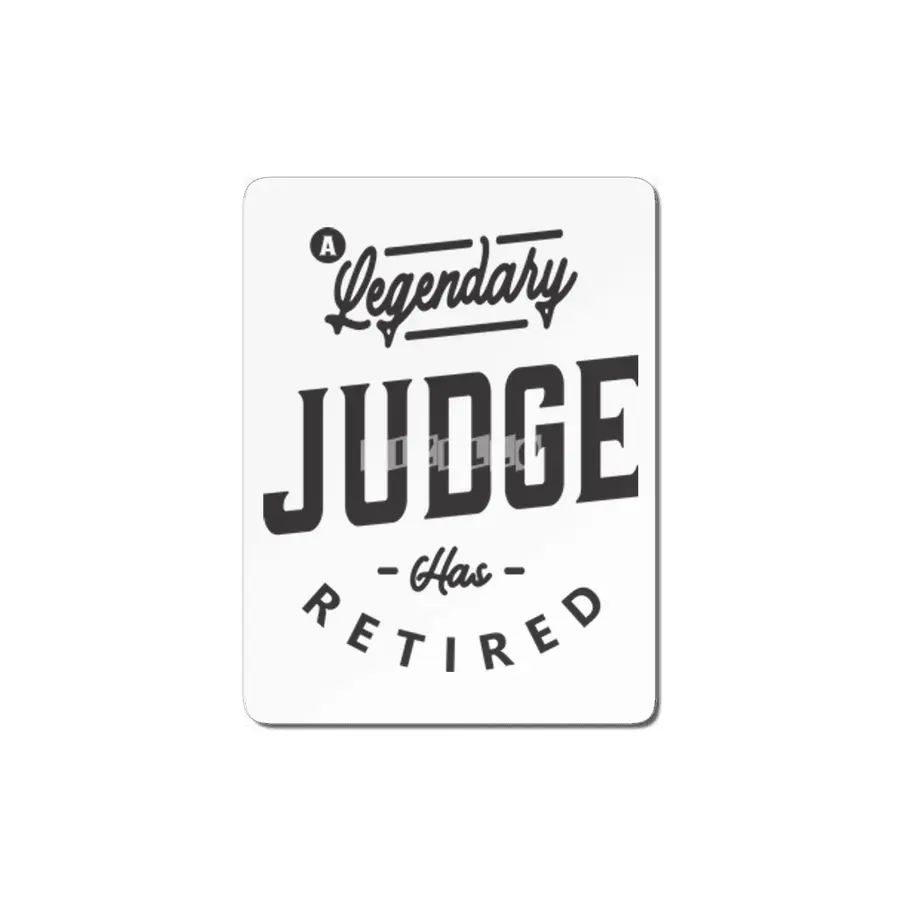 Judge Funny Job Title Profession Birthday Worker MDF Tablo